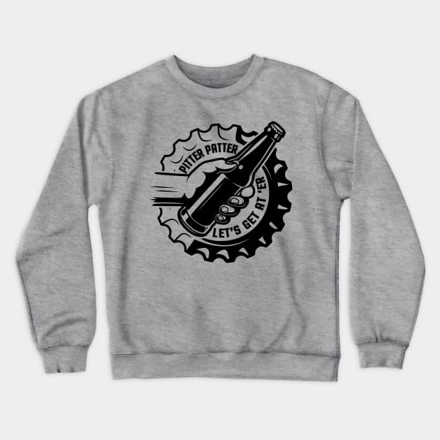 Pitter Patter Crewneck Sweatshirt by Geeks With Sundries